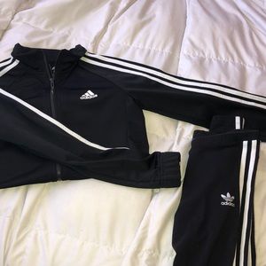 Adidas jacket and leggings